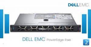 Dell PowerEdge R340 Server (4x3.5 Hotplug) - [E-2224,8GB,1TB, 4Year] NEW