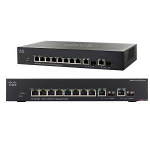 Thiết bị chuyển mạch SF302-08PP 08Port 10-100 PoE+ Managed